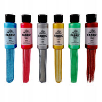 Vopsele acrilice pentru textile Phoenix metalice și sidefate 6x59 ml