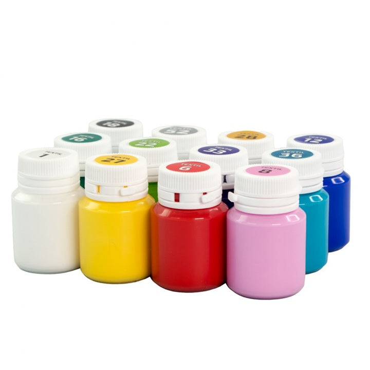 vopsele acrilice rosa pentru textile 12x20 ml ro rsk13420214