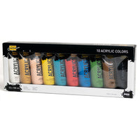 vopsele acrilice solo goya artmie gold matches set de 10 x 100 ml ro artkrlgm84198