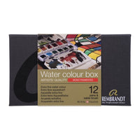vopsele acuarela rembrandt monopigmented box cu 12 recipiente ro rtl05838690