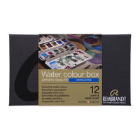 vopsele de acuarela rembrandt granulating box 12 recipiente ro rtl05838692