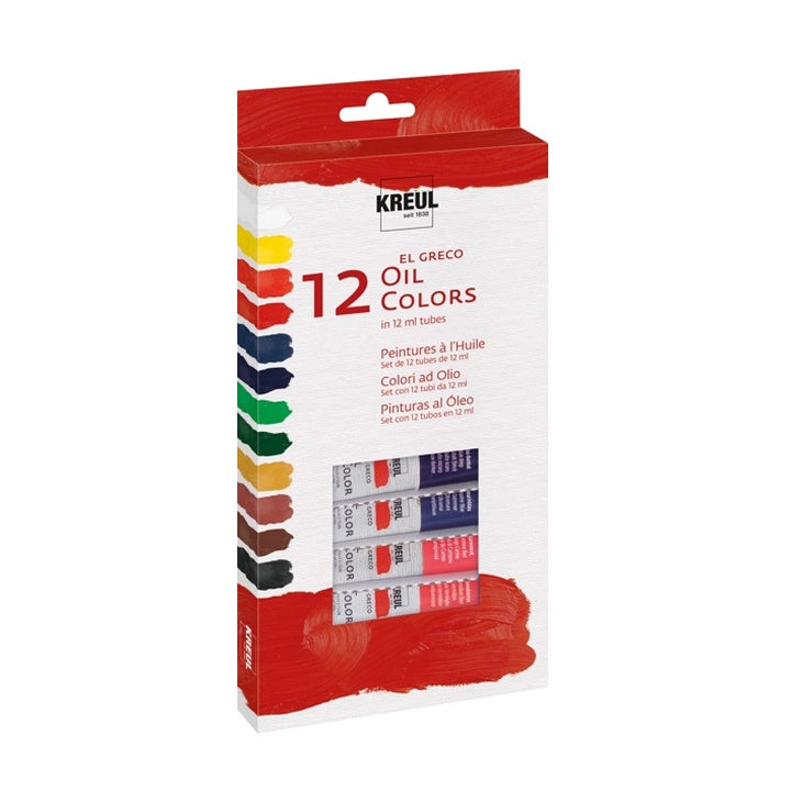 vopsele de ulei el greco kreul 12 x 12 ml ro krl26150