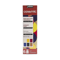 vopsele keramide pebeo ceramic 6 x 20 ml ro pbo756451
