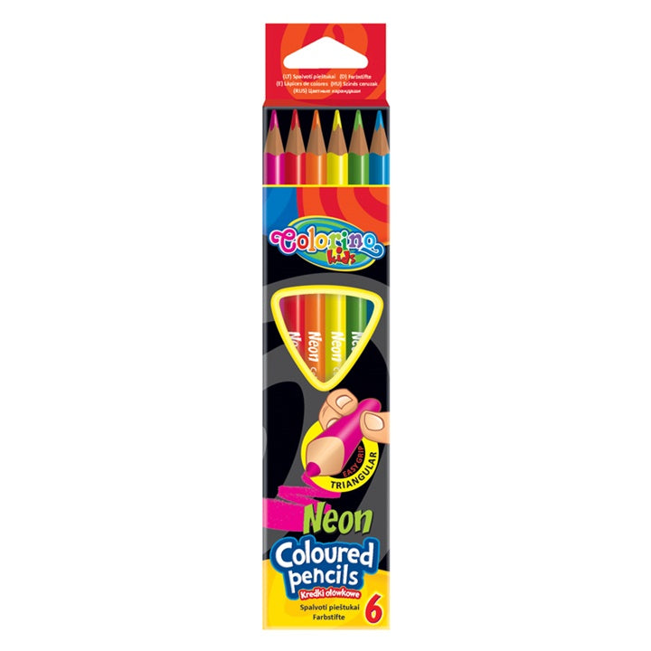 vopsele neon colorino pachet de 6 ro clrr33053ptr