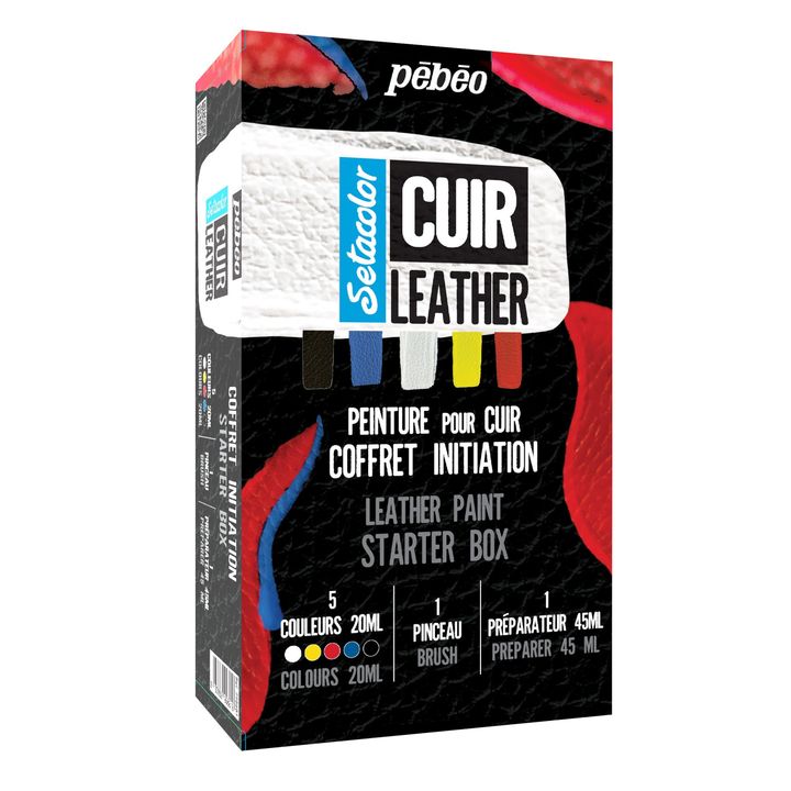 vopsele pentru piele pebeo setacolor set de pornire 7 buc ro pbo295681