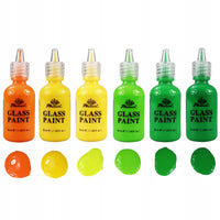 Vopsele pentru sticlă Phoenix - set 18 x 30 ml
