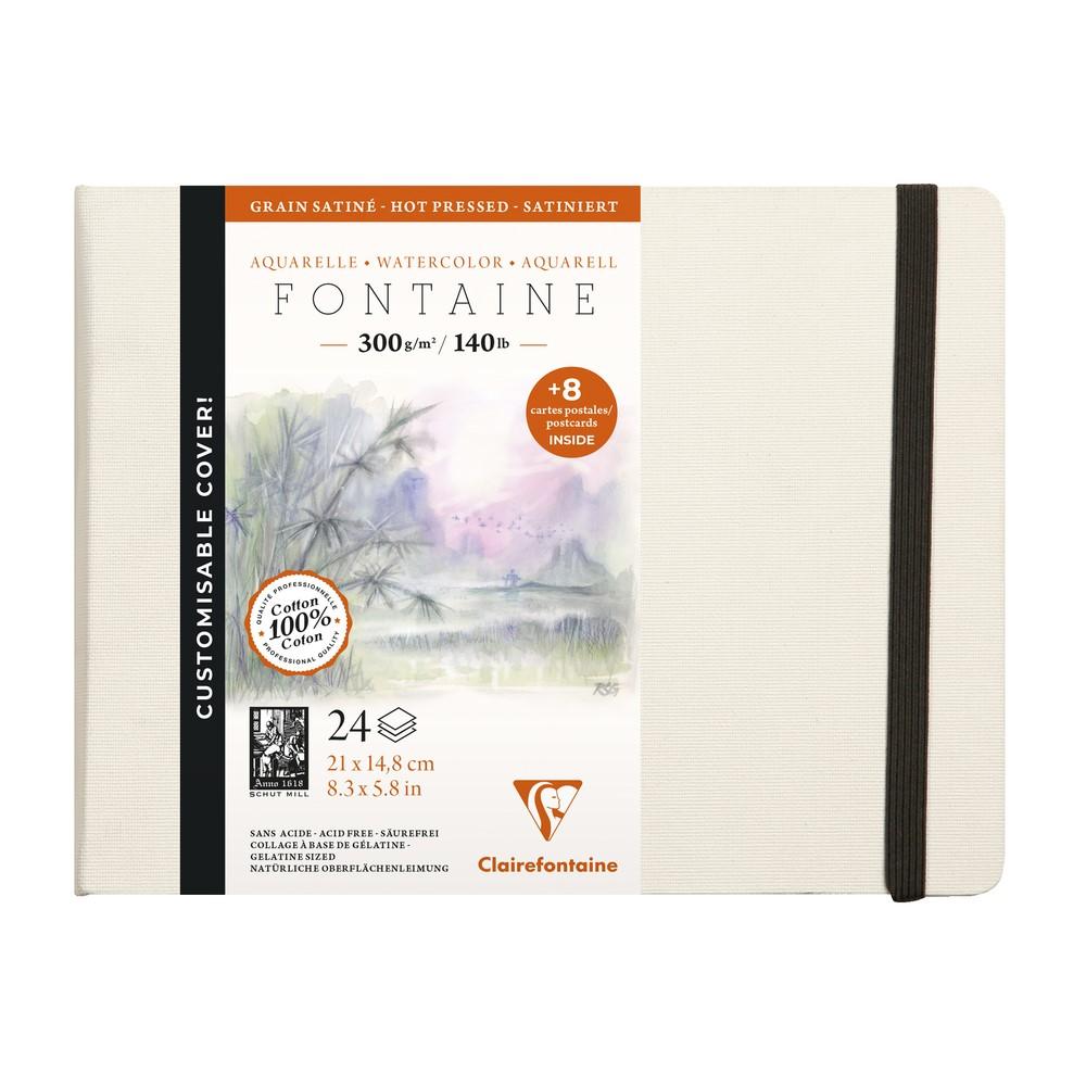 Clairefontaine Fontaine caiet pentru acuarelă HP 300 g 24F copertă cartonată