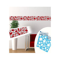 xl cvartet de flori stencil 22 x 67 cm ro mxhb14006
