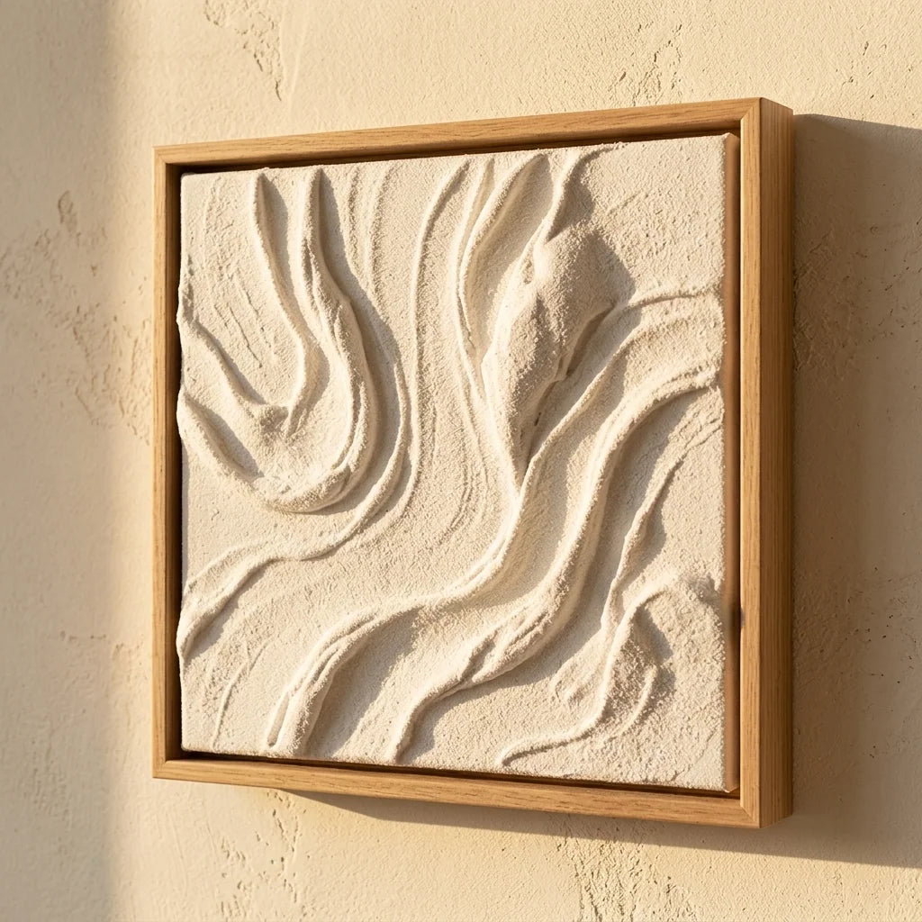 Relief structural în ramă din pastă 3D ARTMIE