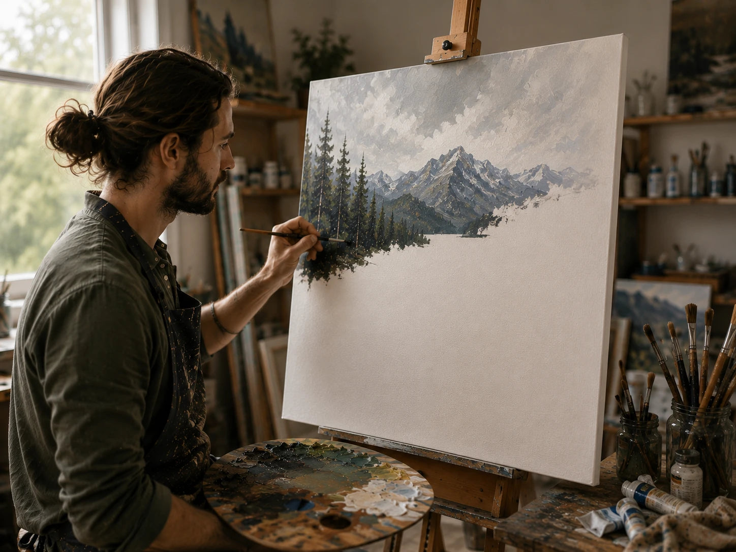 Tablou finalizat pe pânză ECO ARTMIE