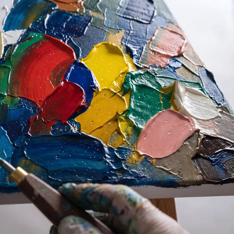 Texturi impasto groase în nuanțele paletei ARTMIE Euforia