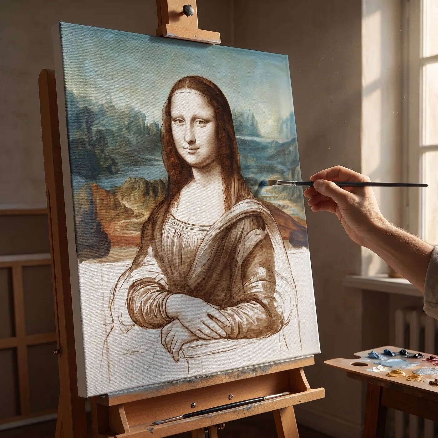 Vopsea de ulei pe pânza de in MUSEAL