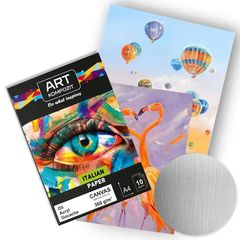 Art Kompozit Canvas Textured Paper Block A4 10 foi 360g/m2