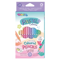 Creioane Pastel Colorino cu două fețe