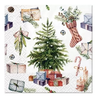 Servetele pentru decoupage Christmas at Home - 1 buc