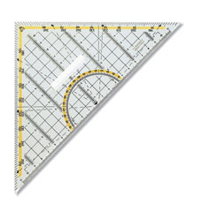 Echer triunghiulară 45/177 KTR cu suport