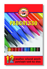 Set creioane pastel PROGRESSO / 12-piese