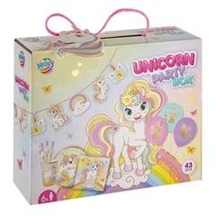 Set de petrecere pentru copii Unicorn 43 buc